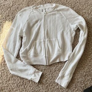 SKIMS cropped sweatshirt Full Zip
Track Jacket Size S